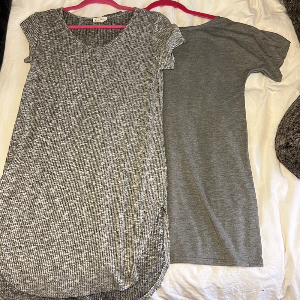 Two t-shirt dresses
